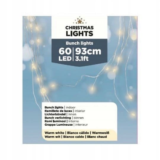 LED-jouluvalot koristevalot 93 cm