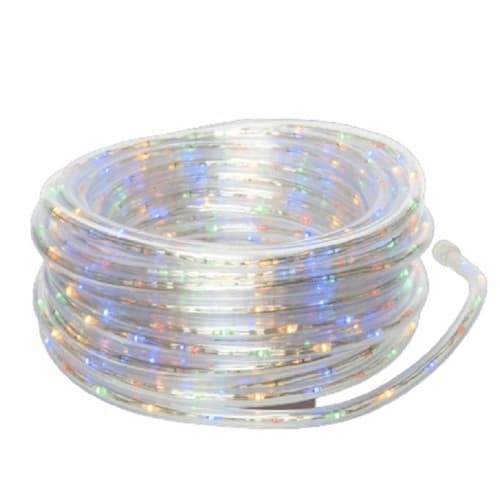 LED julelys farvet IP44 9 m