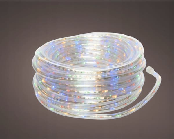 LED julelys farvet IP44 9 m