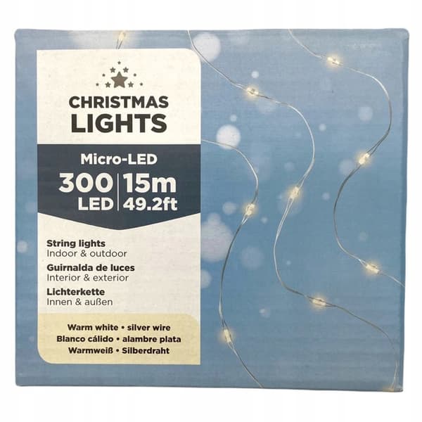 LED-joulukuusen valot Jouluvalot 15 m