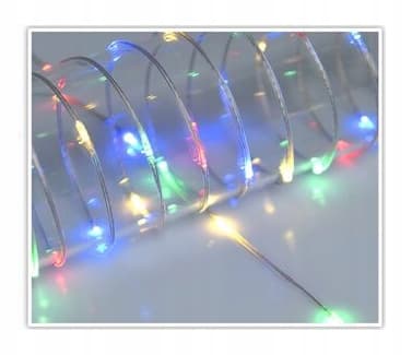 Julgransbelysning flerfärgad 40 LED 195 cm