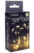 Pikkukuva 1 / 4: LED-valot 95 cm paristokäyttöinen valoketju, lämmin väri