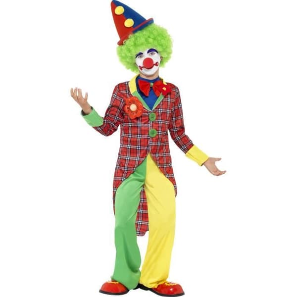 Clowndräkt - Smiffy's - Pojke - Polyester - Röd - EU-certifierad