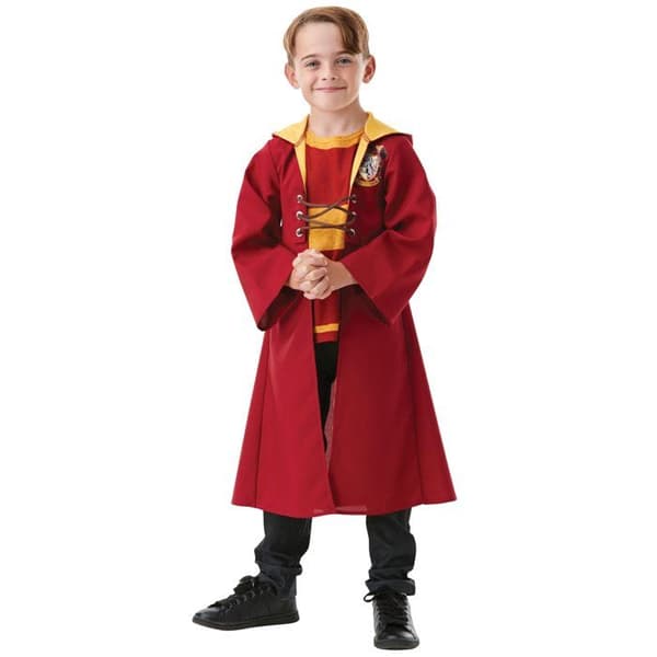 Quidditch-dräkt för barn - Harry Potter - Röd - 11 år gammal - Gryffindor - Kap, topp och snören