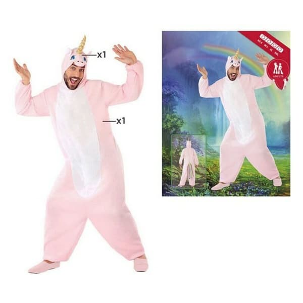 Maskeraddräkt vuxna Rosa - M/L