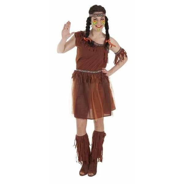 Maskeraddräkt vuxna American Indian L (4 Delar)