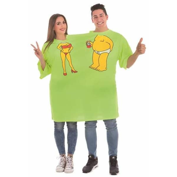 Maskeraddräkt vuxna Duff Double M/L Grön Öl