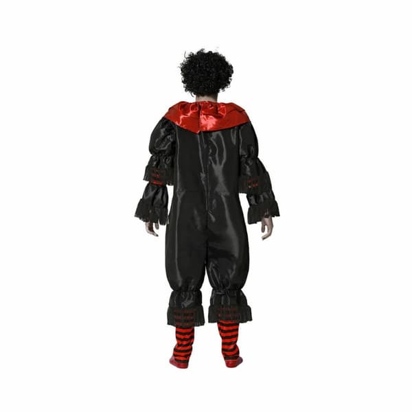 Maskeraddräkt vuxna Svart Clown (1 Delar) - XL