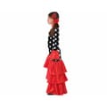 Miniatyrbild 2 av 7: Maskeraddräkt vuxna Flamenca Svart Röd Spanien - 7-9 år