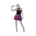 Miniatyrbild 11 av 11: Maskeraddräkt vuxna Harlekinfigur - XL
