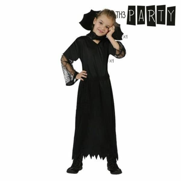 Kostume til børn Sort enke - 7-9 år