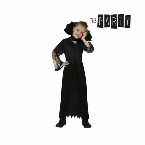 Kostume til børn Sort enke - 7-9 år