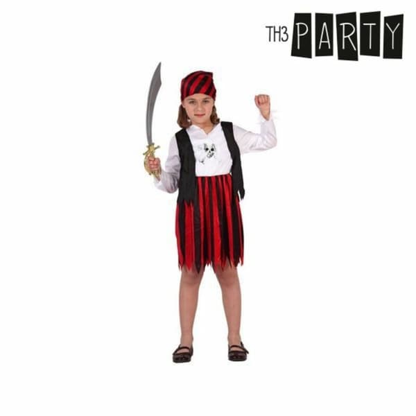 Kostume til børn Th3 Party Multifarvet Pirater (3 Dele) - 3-4 år