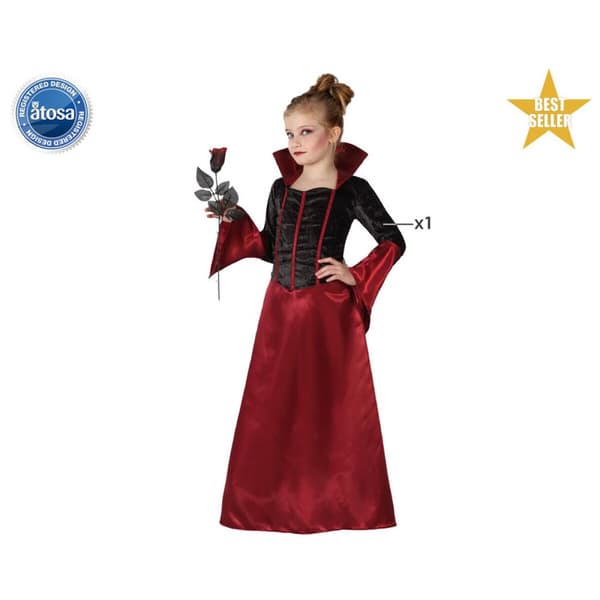 Kostume til børn Th3 Party Sort (1 Dele) - 10-12 år
