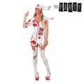 Miniatyrbillede 2 af 4: Kostume til voksne Th3 Party Hvid Morder mand (3 Dele) - XL