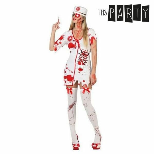 Kostume til voksne Th3 Party Hvid Morder mand (3 Dele) - XL