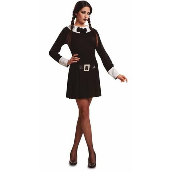 Kostume til voksne My Other Me Sinister Girl Sort Terror S (2 Dele)