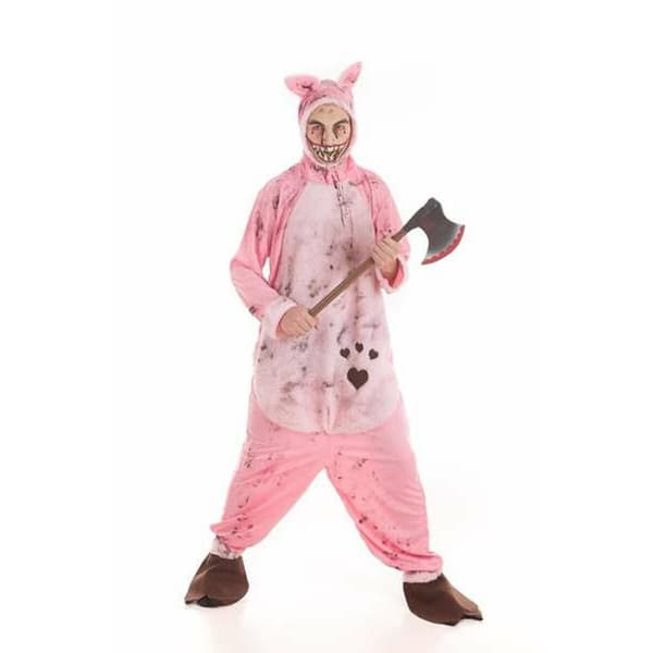 Kostume til voksne Gris Zombie M/L