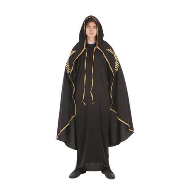 Kappe Kostume til voksne M/L Sort Gylden