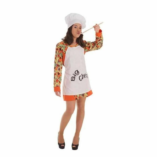 Kostume til voksne Big Chef Kvinde kok (4 Dele) - M