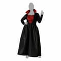 Miniatyrbillede 6 af 10: Kostume til voksne Kvindelig vampyr Voksne - M/L