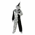 Miniatyrbillede 4 af 11: Kostume til voksne Grå Mande klovn Voksne unisex - M/L