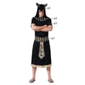 Miniatyrbillede 1 af 8: Kostume til voksne Sort Egyptisk mand - XS/S