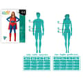 Miniatyrbillede 4 af 8: Kostume til voksne Superhelt Dame - M/L
