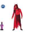 Miniatyrbillede 3 af 6: Kostume til voksne Rød Dæmon XL (1 Dele)