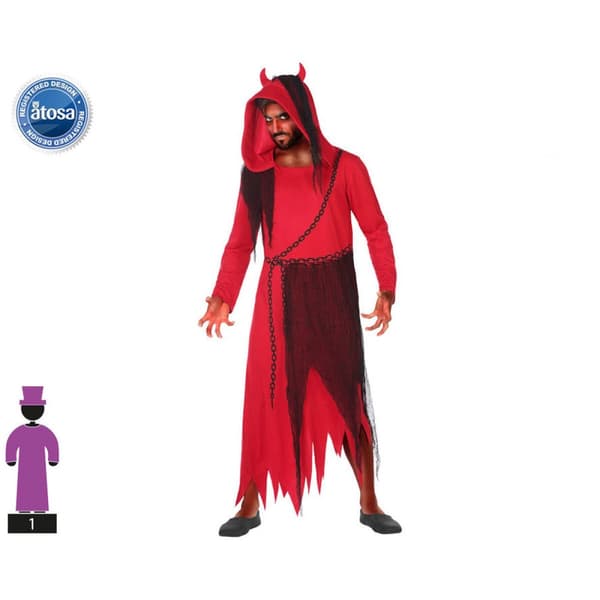 Kostume til voksne Rød Dæmon XL (1 Dele)
