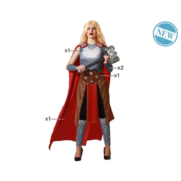 Kostume til voksne Superheltinde - XS/S