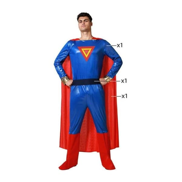 Herrkostym Super Powers Hero Comics