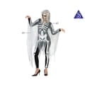 Miniatyrbild 1 av 4: XL Skeleton Costume - Dam - Svart - Polyester