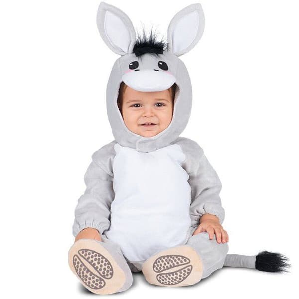 Kostym Grå Åsna baby
