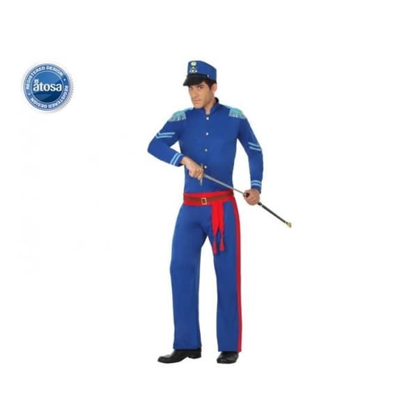 Amerikansk soldatdräkt - ATOSA - Storlek M/L - Polyester - Blå