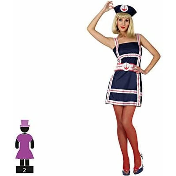 Kostume til voksne 825 (2 pcs) Matros kvinde