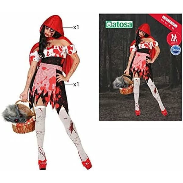 Kostume til voksne Th3 Party Multifarvet Morder mand - XL