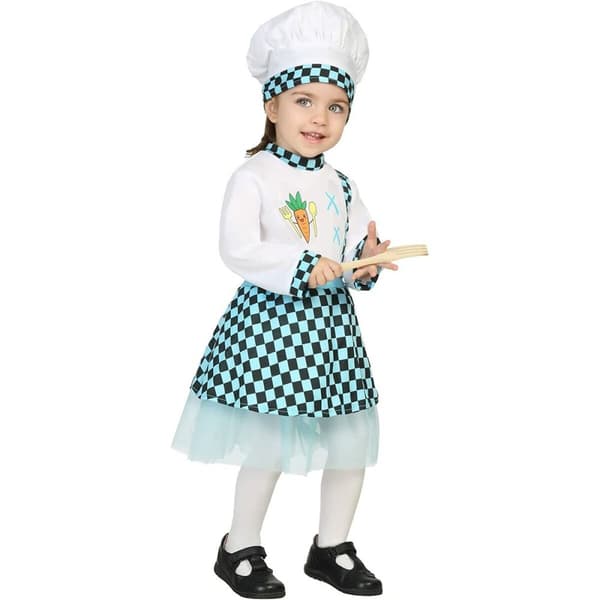 Kostume til babyer Kvinde kok (3 pcs) - 0-6 måneder