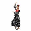Miniatyrbillede 1 af 6: Kostume til børn Sevillana danser Sort - 3-4 år