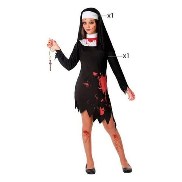 Kostume til børn Sort Zombies (2 Dele) - 5-6 år