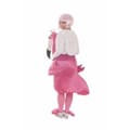 Miniatyrbild 2 av 2: Maskeraddräkt vuxna Rosa flamingo L