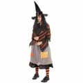 Miniatyrbillede 1 af 2: Kostume til voksne Heks (4 Dele) - M