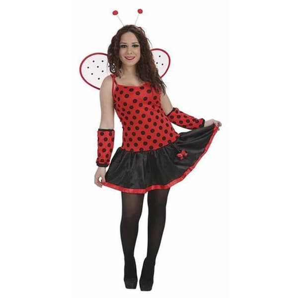 Kostume til voksne Mariehøne M/L (4 Dele)