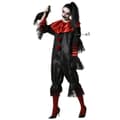Miniatyrbild 1 av 10: Maskeraddräkt vuxna Olycksbringande kvinnlig clown - XS/S