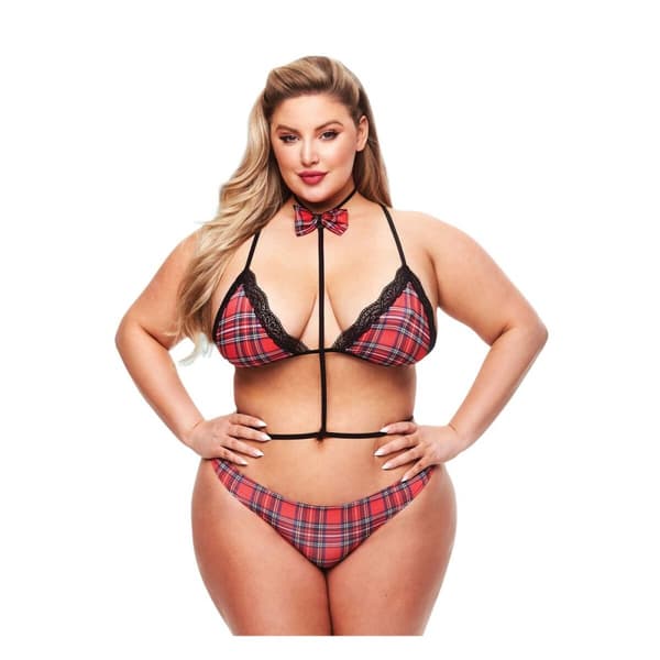 Erotiskt Kostym Teacher’s Pet School Girl Multicolour Queen size