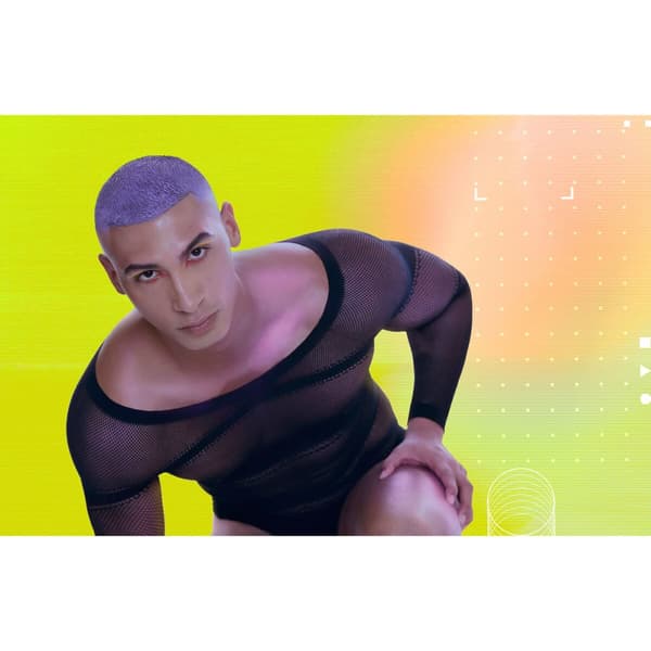 Undertøj Sæt Rainbow Party Sort S/M