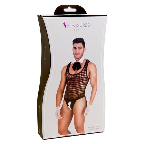 Erotisk Kostume S Pleasures Hvid Onesize