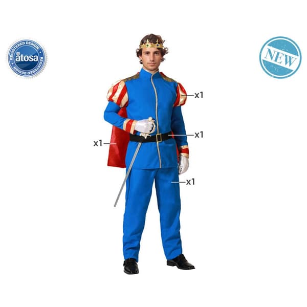 Maskeraddräkt vuxna Prins - XS/S