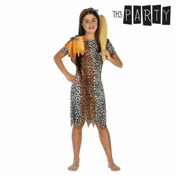Kostume til børn Huleboer kvinde (3 pcs) - 10-12 år