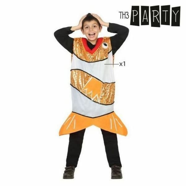 Kostume til børn Fisk Orange - 7-9 år